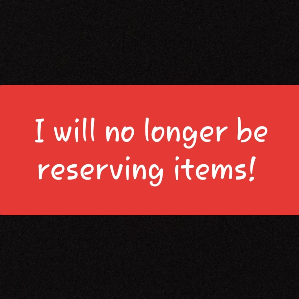 NO RESERVATIONS